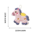 thumbnail image 3 of Horse Year Hand Towel Hangable Absorbent Bathroom Towel Super Absorbent Lint Free Colorfast Towel, Exquisite Stitching Hangable Design Multi Use Towel for Bathroom Kitchen Travel Car Office Daily Use, 3 of 5