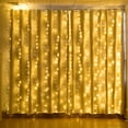 thumbnail image 1 of IMAGE Rideaux, 600 LED 9,8 * 19,6 Pieds LED Rideaux avec Fonction de Mémoire, 1 of 5