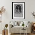 thumbnail image 4 of Historic Framed Print, Georges Washington Equer. général en chef de l'armée Anglo-Amériquaine, nom̄é dictateur par le congrès en Fe, 17-7/8" x 21-7/8", 4 of 9