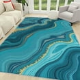 thumbnail image 5 of 4'x6' carpet runner for party kitchen carpet bedroom area rug colorful area rug scalloped area rug, 5 of 10