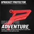 thumbnail image 4 of Polisport Front Sprocket Protector Guard Durable Impact Shield for Honda CRF 450R/CRF 450RX (2021-25) Mud-Resistant (Red), 4 of 9