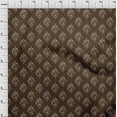 thumbnail image 4 of oneOone Polyester Spandex Brown Fabric Asian Block Floral Fabric For Sewing Printed Craft Fabric By The Yard 56 Inch Wide, 4 of 4