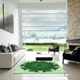 thumbnail image 6 of Ahgly Company Indoor Rectangle Patterned Deep Emerald Green Area Rugs, 2' x 5', 6 of 6