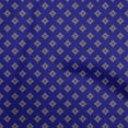 thumbnail image 1 of oneOone Viscose Jersey Medium Blue Fabric Asian Floral Dress Material Fabric Print Fabric By The Yard 60 Inch Wide, 1 of 4