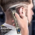 thumbnail image 4 of Electric Hair Trimmer Trimmers Cordless Barber Rechargeable Creative LED Scre Durable For Man USB Cutter Machine Shaver, 4 of 18