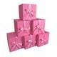 thumbnail image 1 of Cajas de Regalo GP SUP 15x15x15 cm con Lazo Rosa Paquete de 6, 1 of 7