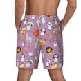 thumbnail image 4 of Uemuo Lovely Animals Pattern Mens Swim Trunks Quick Dry Board Shorts with Mesh Lining, Stretch Beach Shorts Quick Dry No-Chafing Board Shorts-3X-Large, 4 of 9