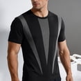 thumbnail image 6 of Bovxnpu Mens Short Sleeve T Shirts Men's Mesh Quickly Dry Breathable Athletic T-Shirt Comfy Tops, 6 of 7