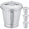 thumbnail image 1 of Mini cubo de basura para encimera, cesto de basura de escritorio firme, cubo de almacenamiento para estudiantes, 4 Uds., 1 of 8