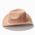 thumbnail image 5 of NOLDARES Kids Western Cowboy Hat for Kids Toddler Girls Boys Felt Fedora Cowgirl Cowboy Hat(Black,4-10 Y), 5 of 9