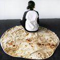 thumbnail image 1 of Burritos Tortilla Manta Gigante Redondo Playa Manta Suave Cómoda Novedad Leyfeng Manta, 1 of 7