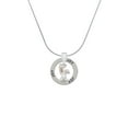 thumbnail image 2 of Delight Jewelry Silvertone Bunny Face Joy Ring Charm Necklace, 18", 2 of 4