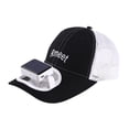 thumbnail image 3 of Sombreros con visera y ventilador, transpirables, para pesca, ciclismo y acampada. Negro, 3 of 9