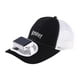 thumbnail image 4 of Sombrero de visera con ventilador ajustable para el sol ventilador integrado para ciclismo y senderismo Negro Yinane, 4 of 8