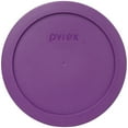 thumbnail image 4 of Pyrex (3) 7200-PC Plum Purple Lids, (2) 7201-PC Thistle Purple Lids, and (2) 7402-PC Poppy Red Lids, 4 of 7