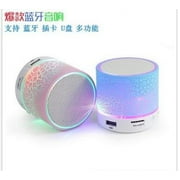 Lighting Wireless Mini Bluetooth Portable Speaker, Red