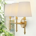 thumbnail image 5 of JONATHAN Y Olivia 23" 3-Light Modern Midcentury Iron LED Vanity, Brass Gold, 5 of 9