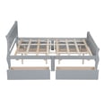thumbnail image 5 of Bellemave Queen Size Bed with 4 Drawers, Wood Platform Bed with Headboard & Footboard, Storage Bed Frame for Adult (Gray), 5 of 9