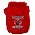 thumbnail image 1 of Backyard Security Screen Print Pet Hoodies Red Size Xxxl(20), 1 of 1