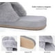 thumbnail image 3 of Pantuflas Bluelander, Unisex, Talla 24.5, Antideslizantes para Uso Interno y Externo, Gris, 3 of 5