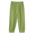 thumbnail image 3 of Haitryli Baby Boys Girls Solid Harem Pants Elastic Bloomer Sweatpants Casual Jogger Bottoms Green 4-5, 3 of 4