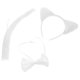 thumbnail image 3 of 1 Set Cat Ear Headband Tail and Bow Set Halloween Animal Cosplay Set for Kids Toddler, 3 of 4