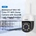 2K 3.0MP Outdoor WiFi PTZ Security Camera, 2.4G WiFi, Auto Tracking, 2
