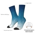 thumbnail image 4 of Vsdgher Christmas Snowflakes Crew Socks for Men & Women, Breathable Casual Athletic Ankle Socks, 4 of 6
