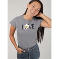 thumbnail image 2 of Love Yellow Daisy T-Shirt Women -Image by Shutterstock, Female Medium, 2 of 4