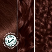 Garnier Nutrisse Nourishing Hair Color, 415 Soft Mahogany Dark Brown