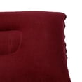 thumbnail image 4 of Almohada inflable Zulema Cojín de aire de viaje Camping Car Beach Head Rest Support 38x24cm Vino rojo, 4 of 7