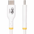 thumbnail image 2 of StarTech 6ft White USB-C Charging Cable USB2EPR6FW, 2 of 7