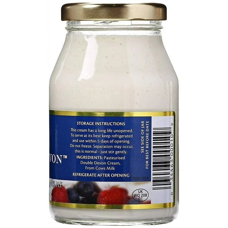 Devon Cream Company - English Double Cream 6oz (Pack of 3)