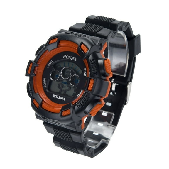 Kayannuo Back to School Waterproof s Digital LED Sports Watch Alarm Date Watch Gift