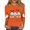 Light Gray-A-70706aa, variant on Trgacdwlo Halloween Shirts for Women 3/4 Length Sleeve Funny Pumpkin Graphic Womens Shirts Crew Neck Spooky Season Fall Pullover Tops S