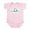 Petal Pink, variant on - Daddy's Caddy Golf Infant Bodysuit - Baby Light Bodysuit, Size Newborn - 24 Months
