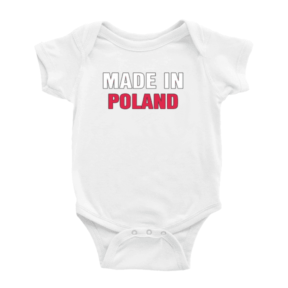 Made In Poland Cute Baby Clothing Bodysuits Boy Girl Clothes