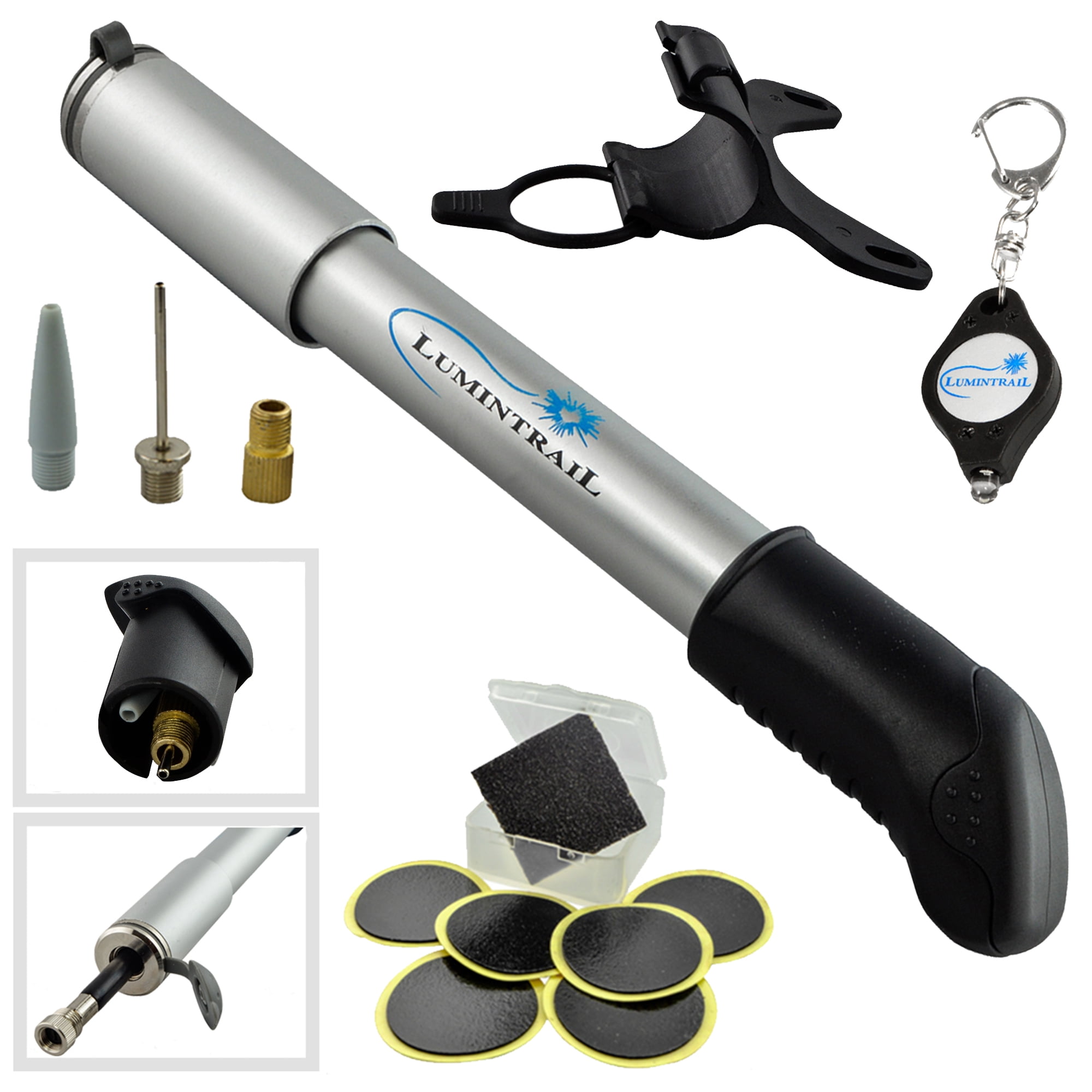 lumintrail mini bike pump
