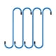 thumbnail image 1 of Juego de 4 pinzas de freno universales parciales colgantes con puntas de goma para automóviles, camiones, Azul, 1 of 8