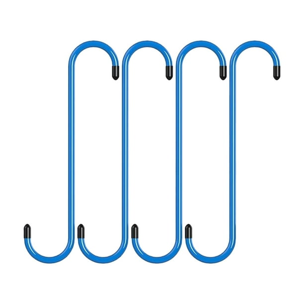 Juego de 4 pinzas de freno universales parciales colgantes con puntas de goma para automóviles, camiones, Azul