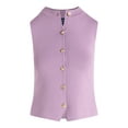 thumbnail image 6 of Scoop Women's and Women’s Plus Mockneck Sweater Vest with Gold Tone Buttons, Midweight, Sizes XS-4X, 6 of 6