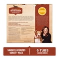 thumbnail image 3 of Rachael Ray Nutrish Savory Favorites Wet Dog Food Variety Pack, 8 oz. Tubs (Pack of 6), 3 of 11