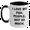 White/Black, variant on Pug Dog Lovers Enthusiasts Funny Coffee Mug Gifts from Friends Family, for Men Women, I Love My Pug People Not So Much