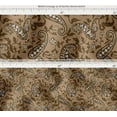 thumbnail image 6 of Soimoi Cotton Canvas Fabric Yardage - Printed Paisley Pattern, Brown | 56" Wide | Ideal for Sewing, Upholstery, Tote Bags, Home Decor & More, By 10 Yard, 6 of 7