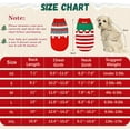 thumbnail image 3 of 2Pcs Puppy Christmas Sweater Cat Knitwear Xmas Dog Warm Clothes Sweater, 3 of 6