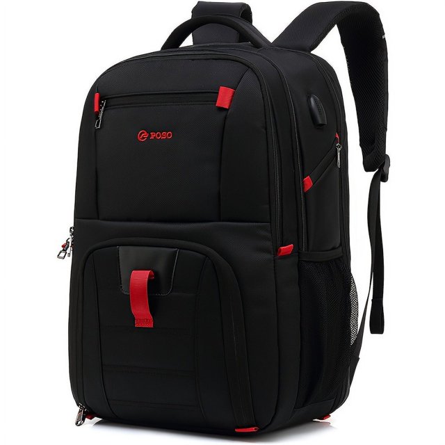 Men's Fashion Backpack, Large Capacity Computer Backpack With USB Charging Port, Business Travel Storage Bag, Multifunctional Backpack, School Bag For Students