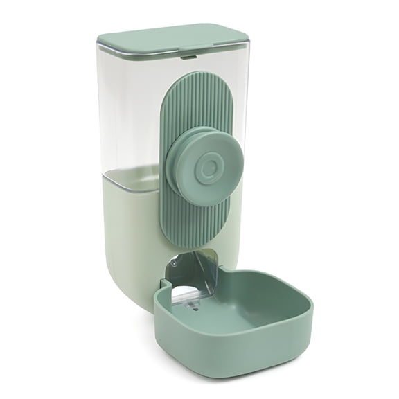 ACDANC 2026 New Rabbit Automatic Food Dispenser Hanging Gravity Feeder for Cages 29 Oz Large Capacity Food Container for Small Animals Mint Green