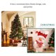thumbnail image 3 of Cateissary Calcetines colgantes de Navidad, muñeco de nieve, Santa, tela tejida, medias para festivales, exquisitas bolsas de regalo de dulces, Papá Noel, 3 of 6