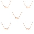 thumbnail image 2 of Collar de encanto tema zodiaco Qarigey DIY oro rosa Virgo Type2 NO2, 2 of 4