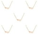 thumbnail image 2 of Sonducket Carta Amistad Collar DIY Creativo Chic con Display Card Charm Colgante para Lover Festival Gifts Rose Gold Virgo Type2 NO2 Sonducket CBP300719, 2 of 6